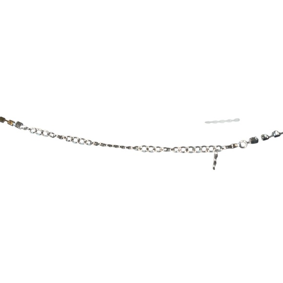 Silver Rhinestone Body Chain - Picture 3 of 4